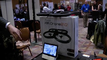 Parrot AR Drone 2.0 demo and features at CES