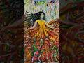 Unique Dancing girl Painting|#trending #viral #shorts #shortvideo #trendingshorts #viralshorts #art