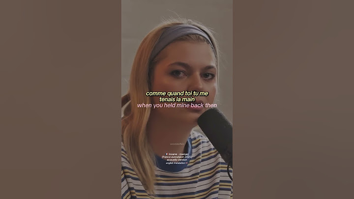 Louane - maman (ACOUSTIC LYRICS / ENGLISH TRANSLATION) - France Eurovision 2025 🇫🇷🇬🇧