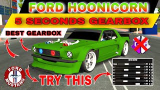 Ford Hoonicorn 5 Seconds Gearbox (Without GG) In Car Parking Multiplayer