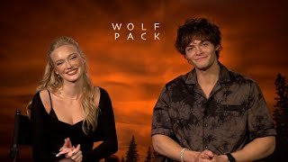 Chloe Rose Robertson and Tyler Lawrence Gray on Wolf Pack, the Paramount+ series