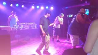 CT emcee Marvalyss rocking boom bap joints at Bleachers,Bristol Ct 6-18-16