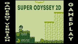Super Odyssey 2D - Gameboy version - Gameplay (indie platformer inspired by Mario Odyssey) screenshot 4
