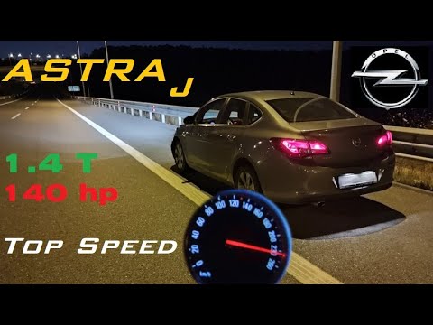 OPEL ASTRA J (2020) 1.4 TURBO (140 hp) Acceleration & Top Speed