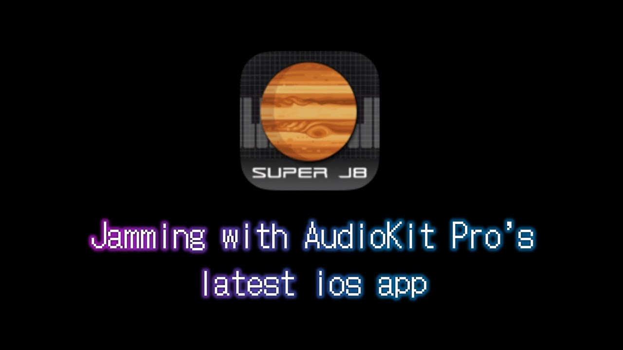 Music 13 - Super J8 Synth by AudioKit Pro IOS App