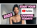 STARTING A YOUTUBE CHANNEL IN 2022| Beginners| Super Easy!!! (Editing, Equipment, Lighting.)