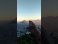 Sombra del Cerro de la Silla sobre el Cerro de las Mitras en la Ciudad de Monterrey México