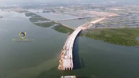 Update tiến độ cầu cửa lục 1  2021 - datvangquangninh