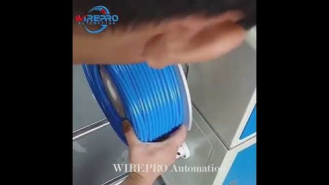 Hb-mf1 Fully Automatic Floor Standing Counting Meter Cable Wire Measuring Cutting Winding Machine