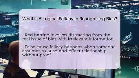 What Is A Logical Fallacy In Recognizing Bias? - The Language Library