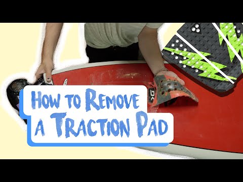 How to Remove a Traction Pad and Apply a New one to Your Surfboard