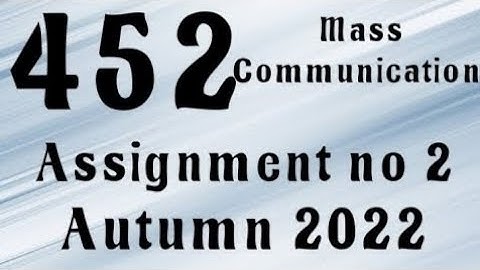 AIOU Code 452 Solved Assignment No.2 Autumn 2022 #aiou #aiousolveassignments