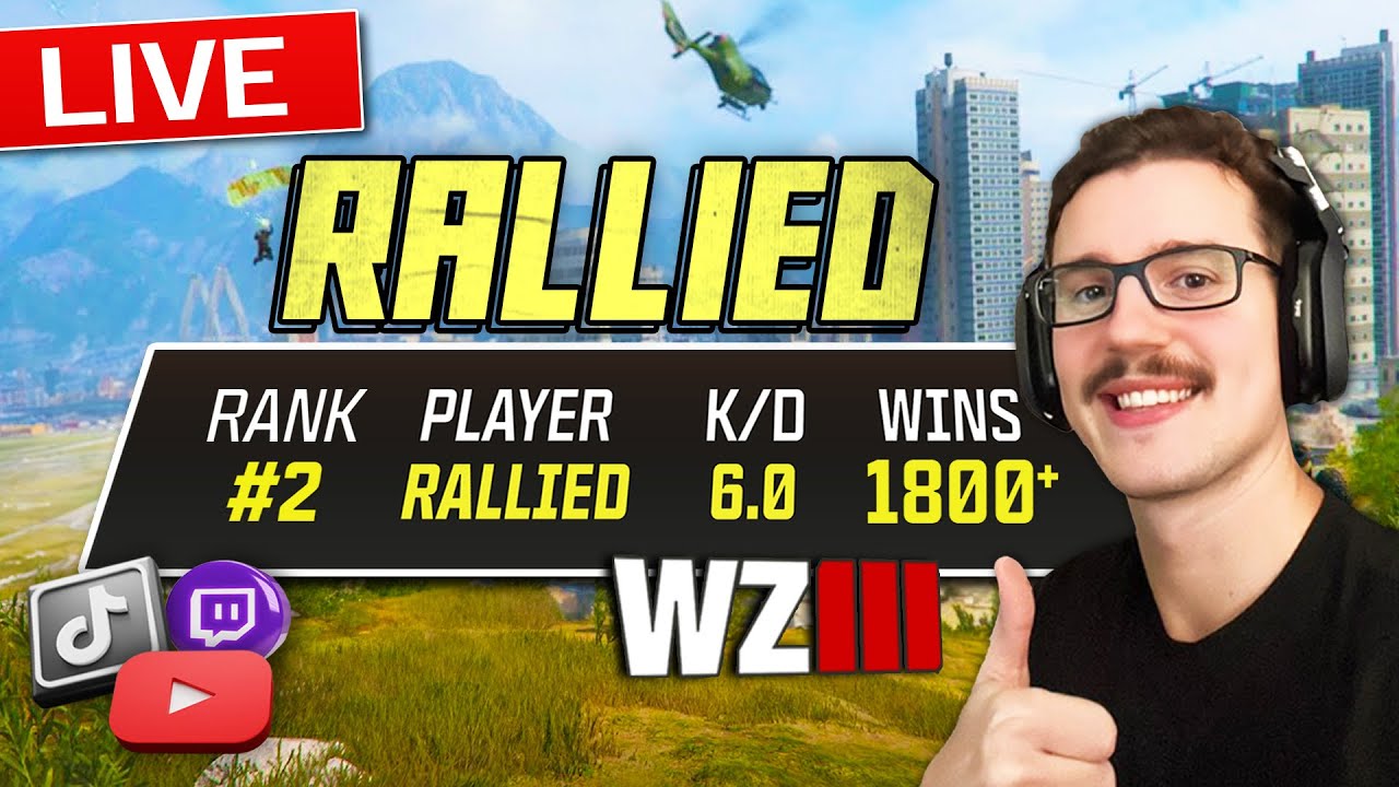 🔴 WARZONE LIVE S5 UPDATE [1800+ WINS] #2 Global Rank #1 Community #1 Vibes