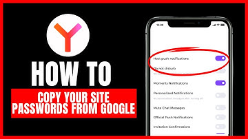 How to copy your site passwords from Google on Yandex Browser