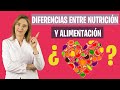 ¿Es lo mismo NUTRICIÓN que ALIMENTACIÓN? | ¿Te nutres o te alimentas? | Nutrición y Dietética