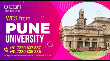 CCan Solutions |  WES from Pune University | ECA methods | ICAS, ICES, IQAS, CES Agency | Pune