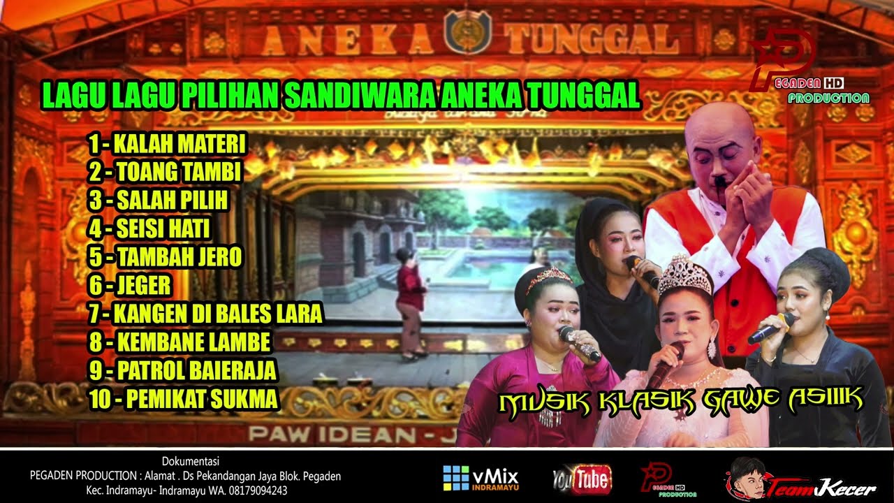 LAGU LAGU SANDIWARA ANEKA TUNGGAL PILIHAN 2023 - 2024