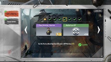 How to claimed shadow blade operater skill twice in codm MP match|Callofdutymobile