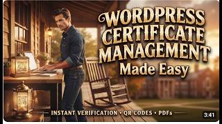 WordPress Certificate Management Made Easy | QR Codes, PDFs & Verification