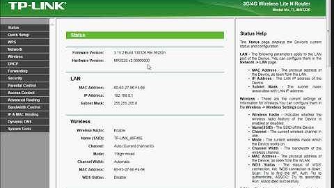 Actualización del Firmware del Router TP Link MR3220