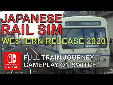 Japanese Rail Sim | 2020 Release on Switch! | Full journey gameplay with commentary