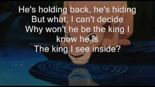 Lion King- Can You Feel The Love Tonight w/lyrics chords