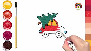 Easy Car coloring pages - Doodle Pad