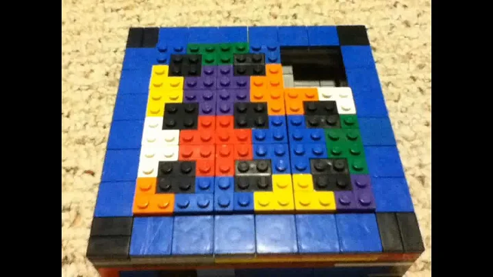 How to make a Lego 3x3 sliding puzzle