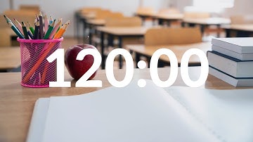 📝School Exams Ambience 📚120 min Ambient Exam Hall Sounds Timer - 2 Hour of the real exam room sound