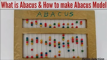 Best Guide to Abacus Model for School Project - Learn What is Abacus & How to make Abacus Model
