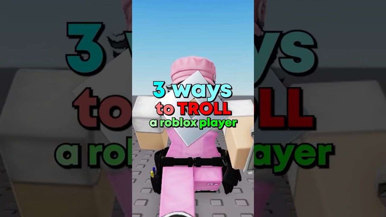 How To Troll A Roblox Player💀