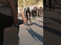 شاهدوا كيف كانوا الثوار العزل يخاطبون المليشيات الوقحة