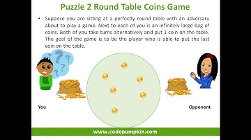 Puzzle 2 : Round Table Coins Game