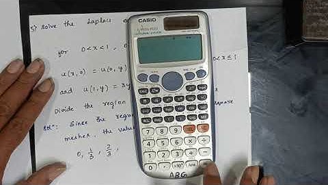 Solution of Elliptic Equation - Part 3 | 16 Mesh Squares | Laplace Equation