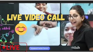 Samapti Mam Ki Cl Me First Live Video Call Samapti Mam