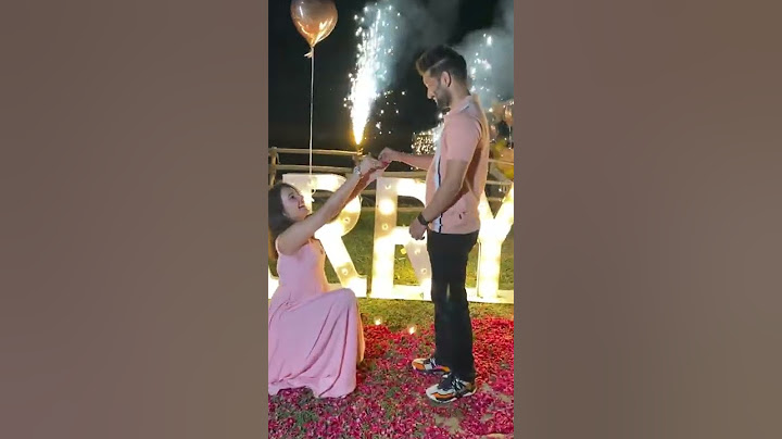 Best Surprise Proposal | She surprised her Boyfriend | Best Birthday Proposal | Girl Proposing A Boy