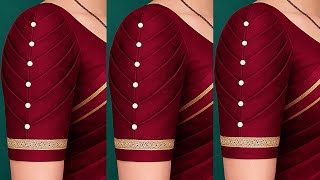 Trending sleeve design cutting and stitching| blouse sleeves design|बाजू का डिज़ाइन sleeve design