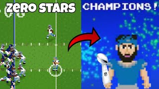 Celebrity Simulating Until a ZERO STAR TEAM Wins the Retro Bowl Net Worth