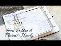 How to Use a Planner: Hourly Layout