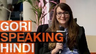 Hungarian Gori Speaks Fluent Hindi