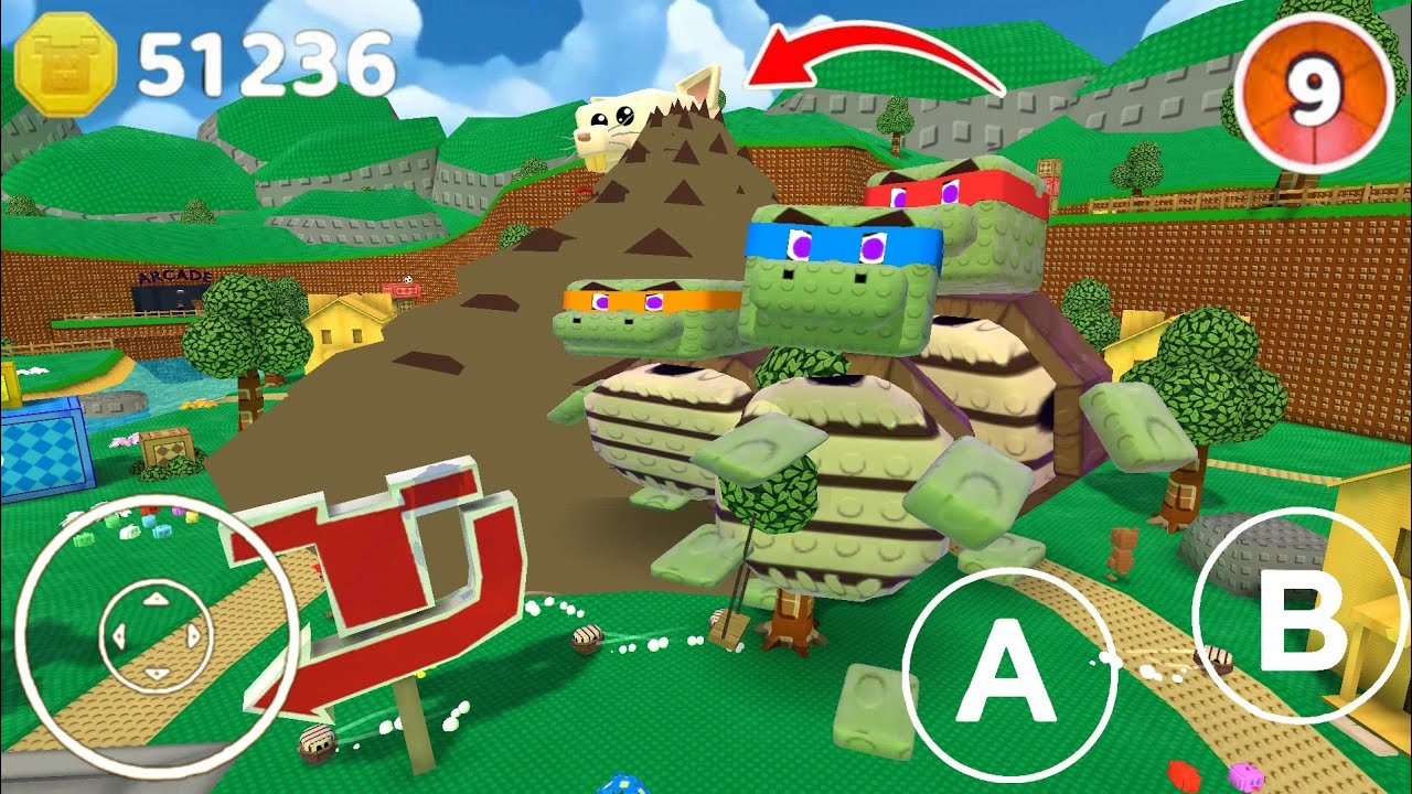 Cookie Pyramid X Ninja Turtle -Super Bear Adventure Walkthrough ...