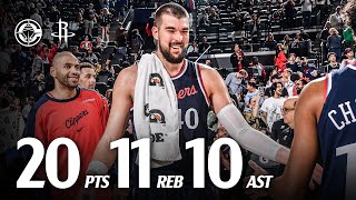 Ivica Zubac 20 Pts First Career Triple-Double Vs. Rockets Highlights La Clippers