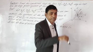 !!Condition that a line to be null line!! Mechanics Day 20