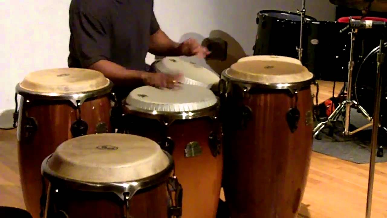 Conga solo on 5 drums, Conga Fantasy by Dr. Greg Jackson YouTube
