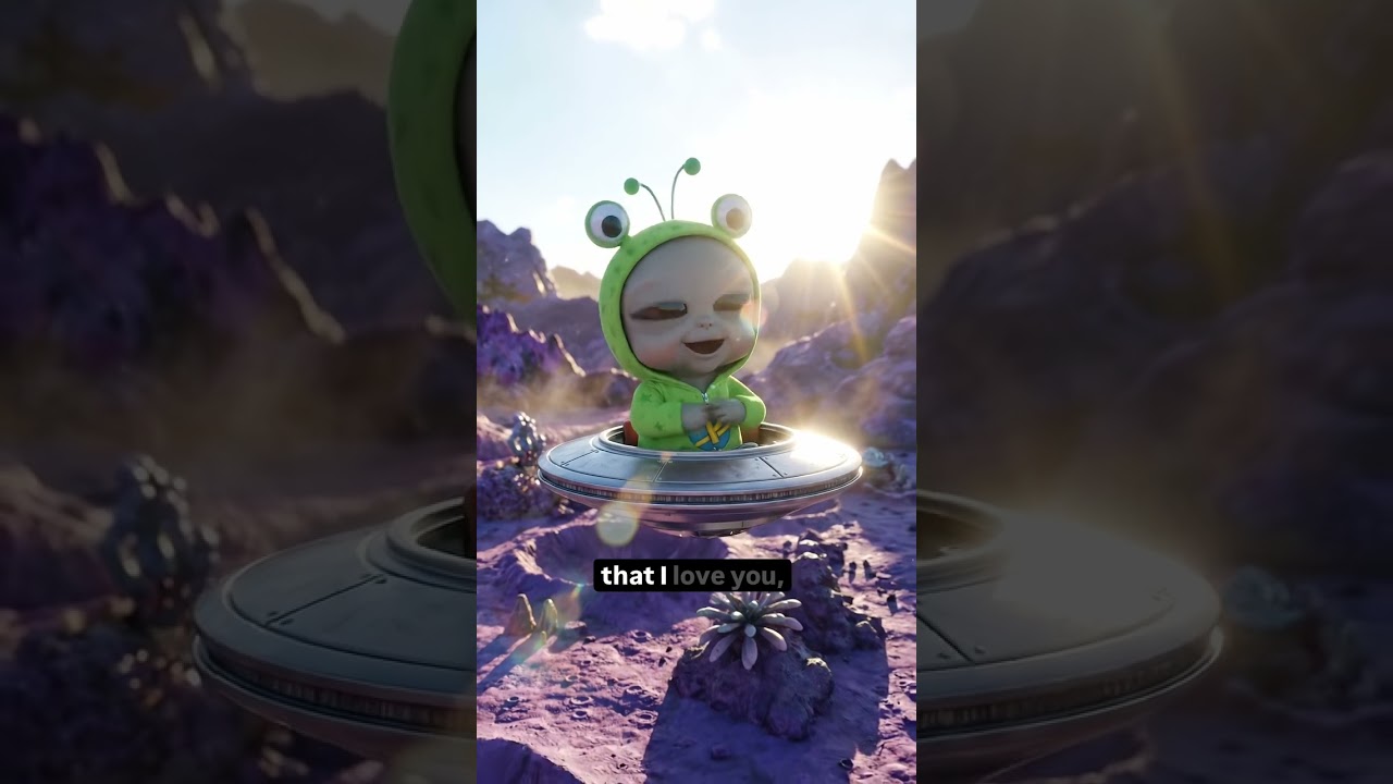 AI: Baby alien Poodi Love u  💖 