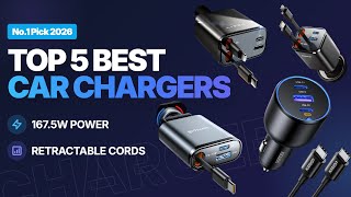 Stop Buying Bad Car Chargers! 🔥 Top 5 Best Car Chargers 2026