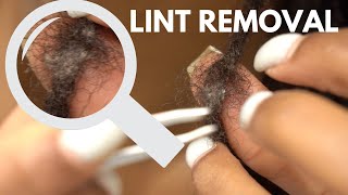 Removing Lint from my Locs: ABSOLUTELY CRINGY! (I DO NOT RECOMMEND)
