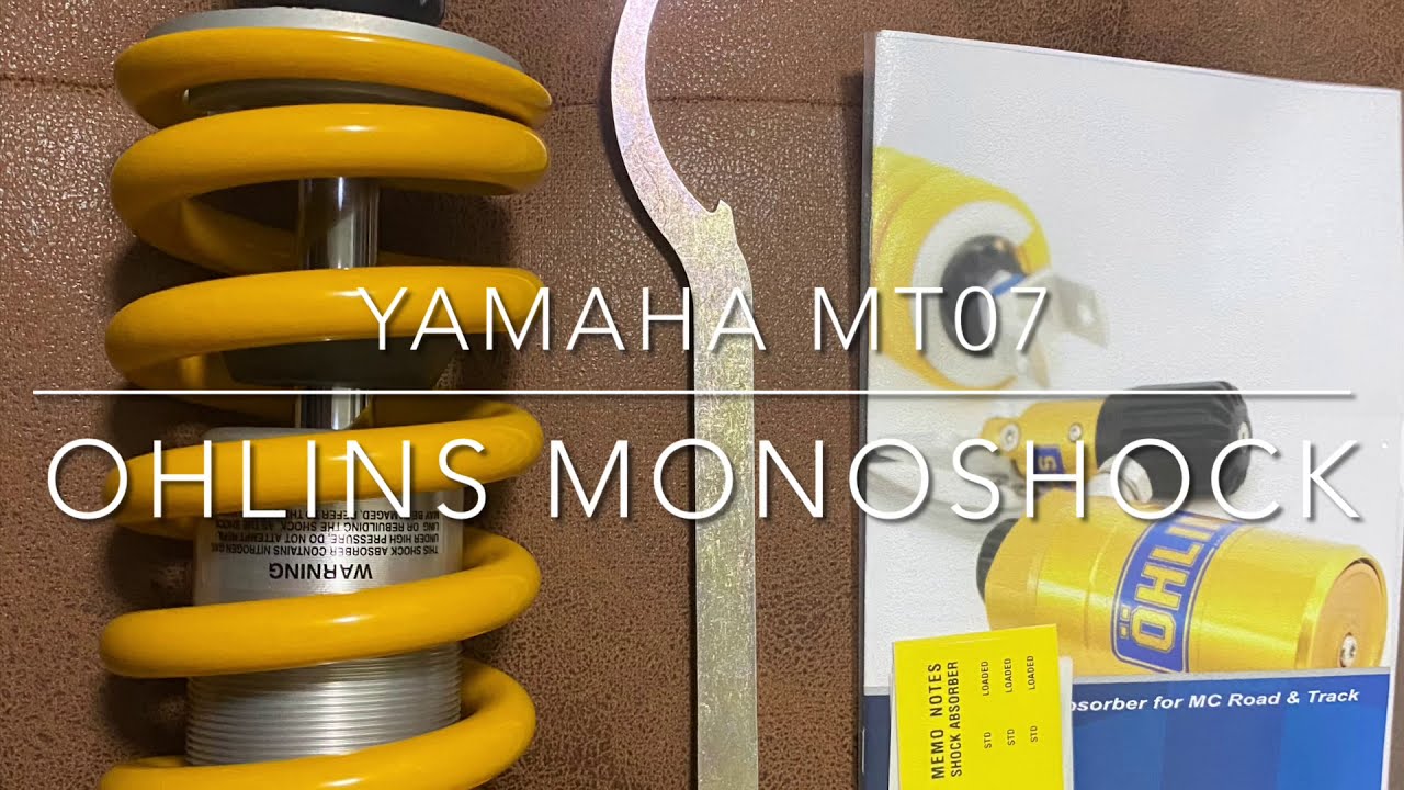 Yamaha MT07 OHLINS Monoshock