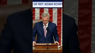 Adam Schiff is officially censured in the House.