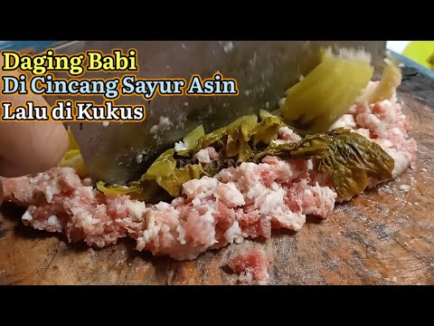 Sayur Asin Daging Cincang